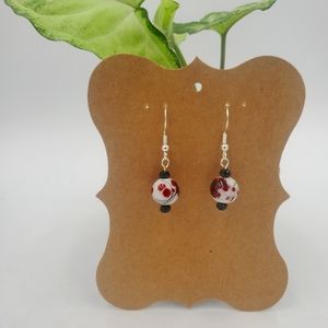 Glass bead EARRINGS